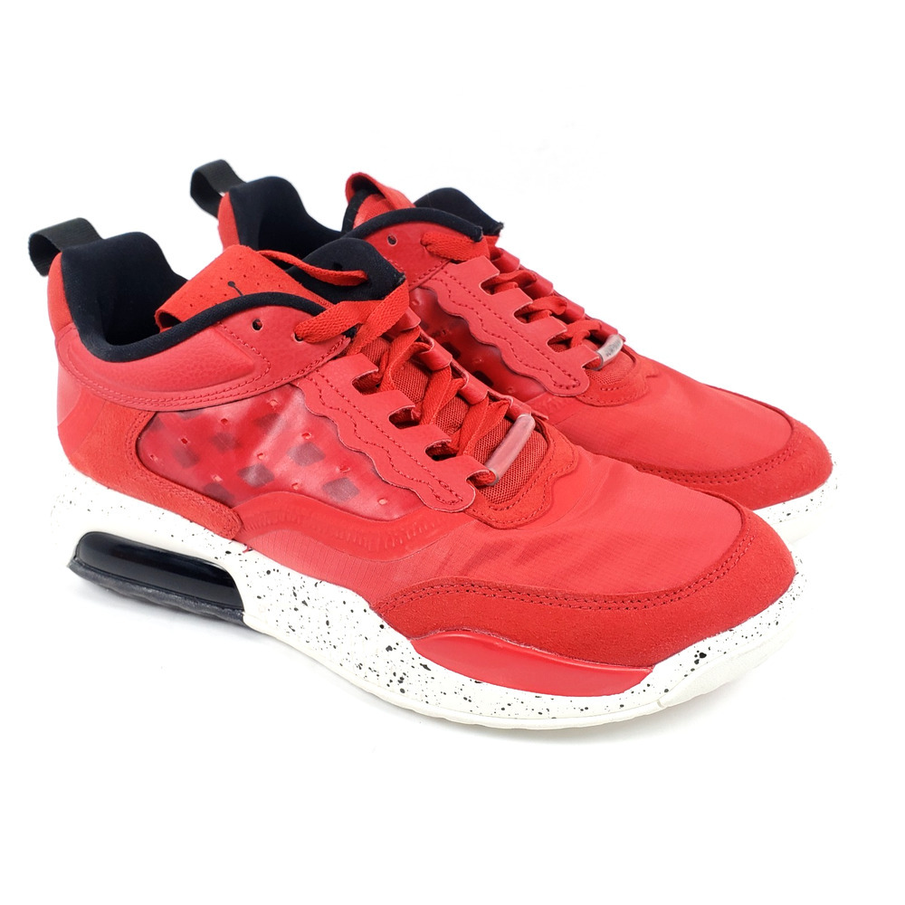 Nike Air Jordam Max 200 Mens Size 8 Womens Sz 9.5 Fire Red Sneaker Shoes